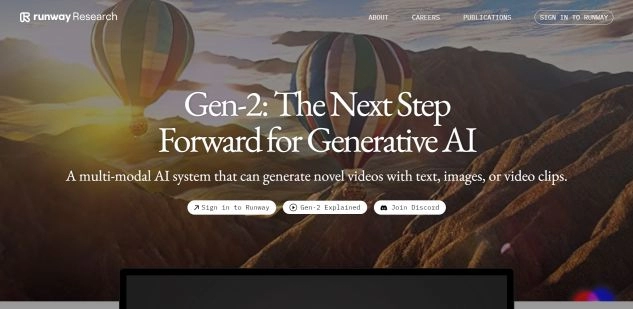 Gen-2 by Runway - Best AI Tool Core Feature and Review on To